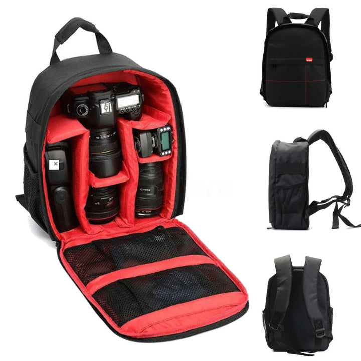 Waterproof DSLR SLR Case Camera Backpack Shoulder Bag For Canon Nikon Sony Image 4