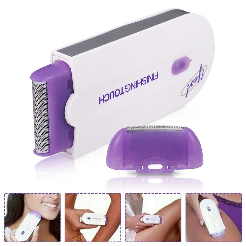 2-in-1 Epilator Women Painless Touch Facial Body Hair Removal Depilator Shaver Image 2