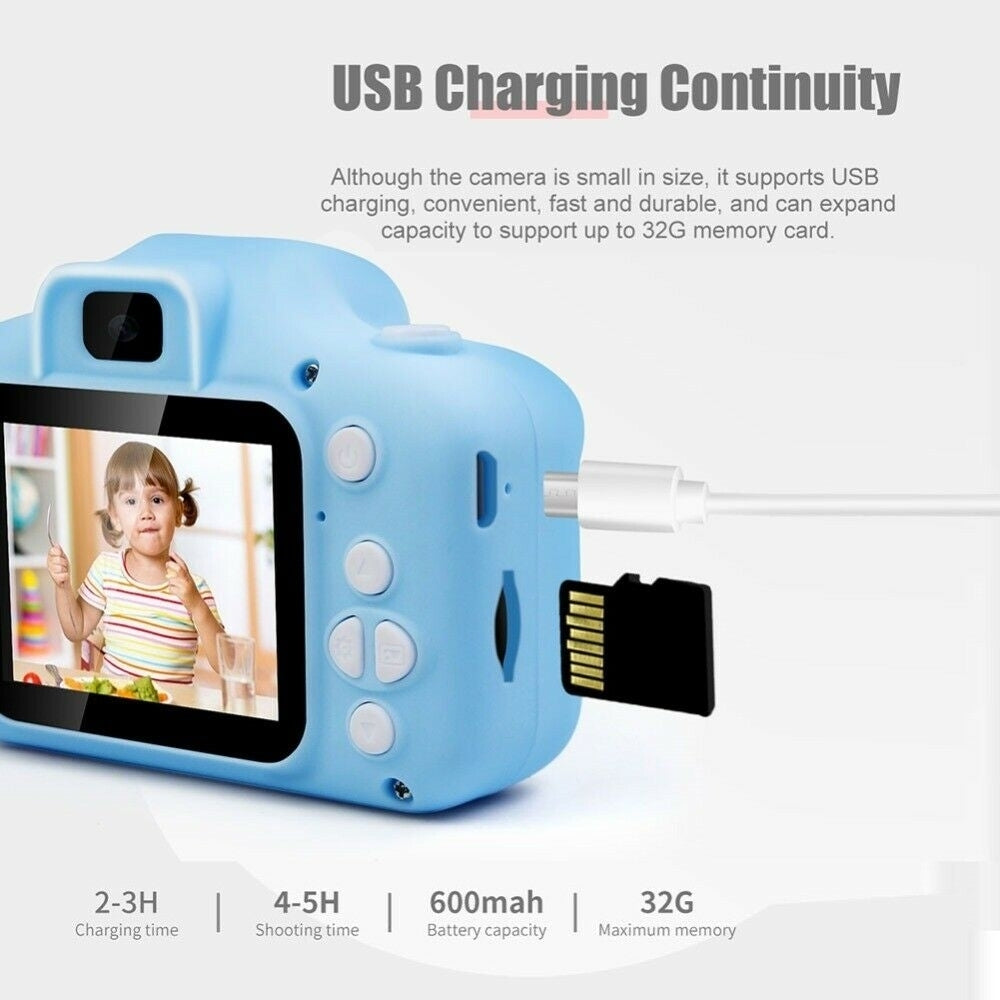 Children Digital Cameras Kids 2.0" 1080P Toddler Video Recorder For Boys Girls Image 2