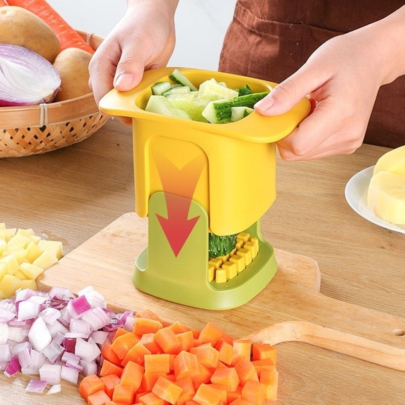 2-in-1 Vegetable Chopper Dicing and Slitting Image 2