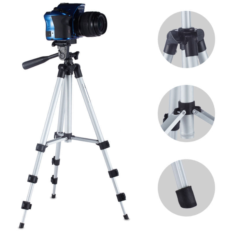 Professional Camera Tripod Stand Holder Mount for iPhone Samsung Smart Phone +Bag Image 1