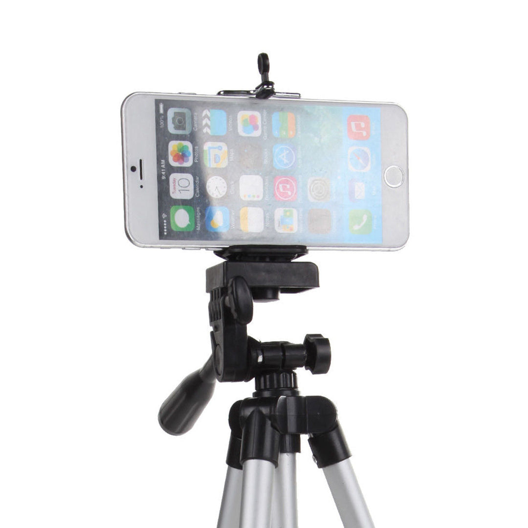 Professional Camera Tripod Stand Holder Mount for iPhone Samsung Smart Phone +Bag Image 10