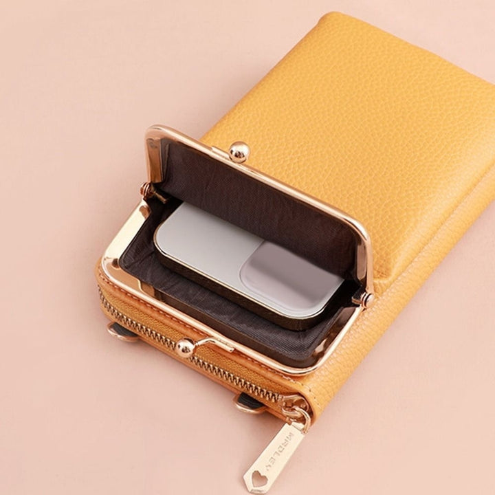 PU Leather Fashion Shoulder Bags Phone Purses Handbags Small Crossbody Bags Image 9