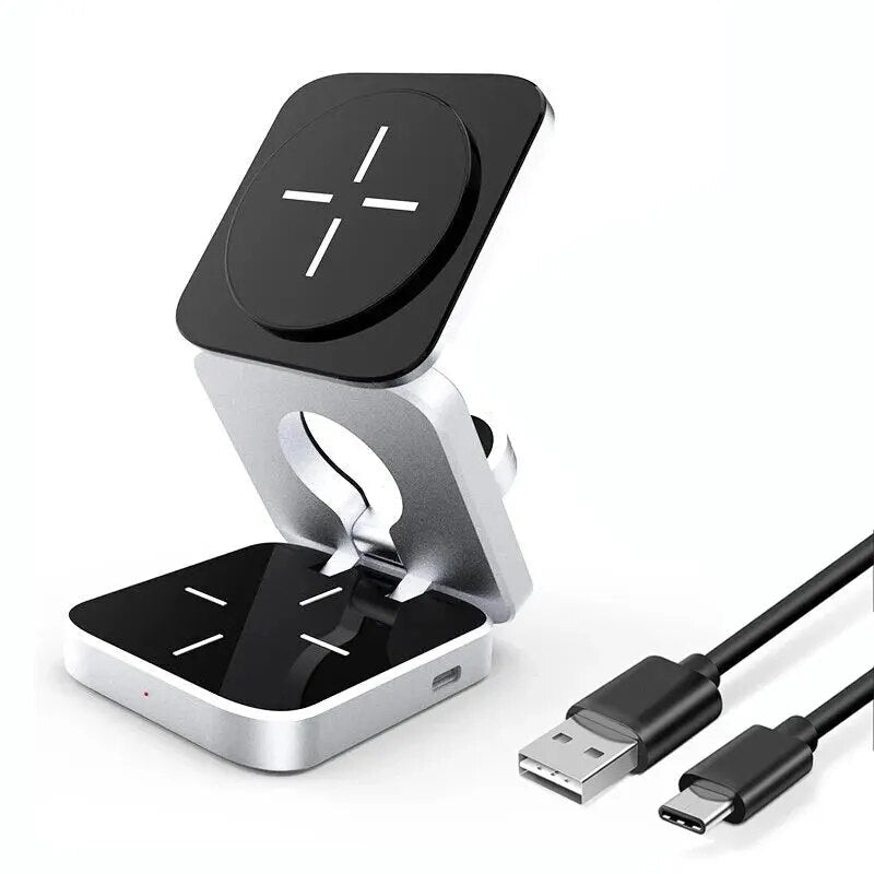 3 in 1 Folding Wireless Charging Station Image 1