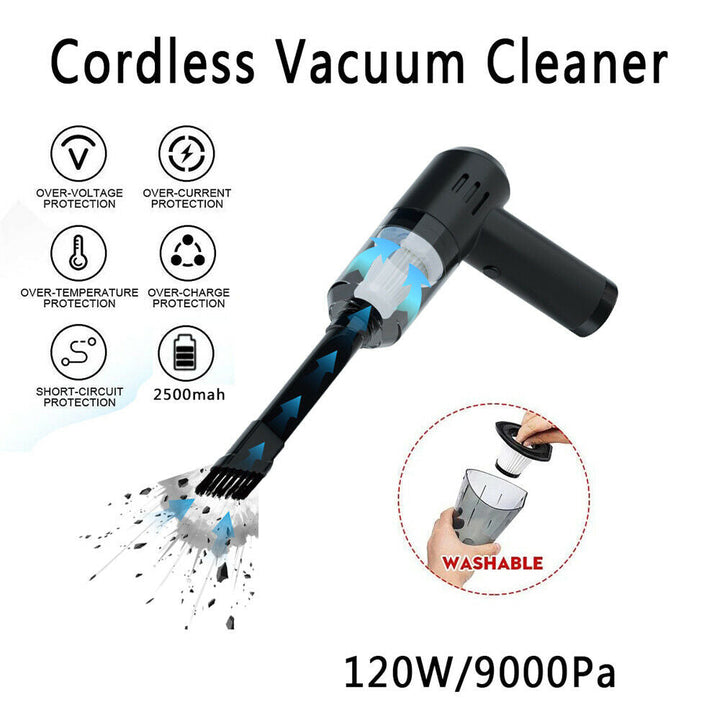 Electric Mini Cordless Air Duster Blower High Pressure for Computer Car Cleaning Image 4