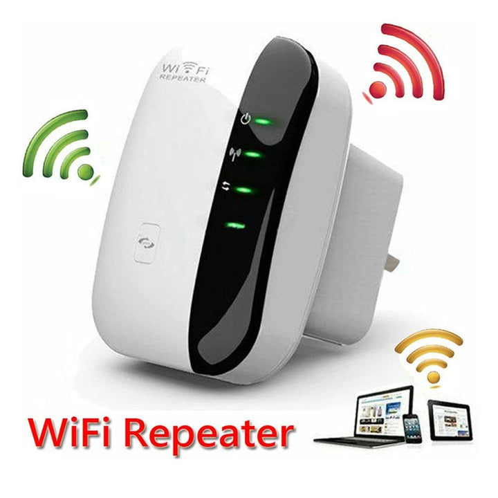 300M WiFi Repeater Network Extender Amplifier Wall Plug Design Wifi Signal Booster for Office Home Image 3