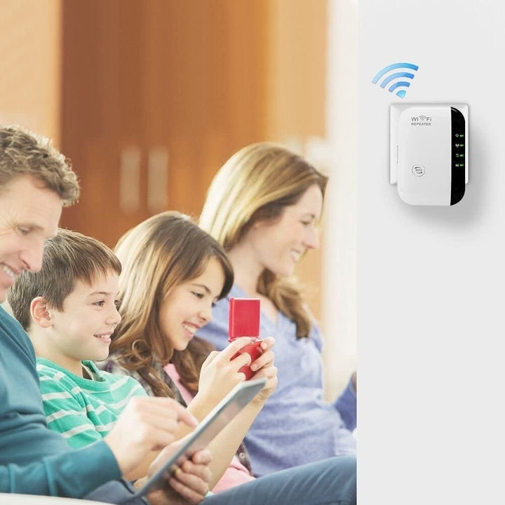 300M WiFi Repeater Network Extender Amplifier Wall Plug Design Wifi Signal Booster for Office Home Image 9