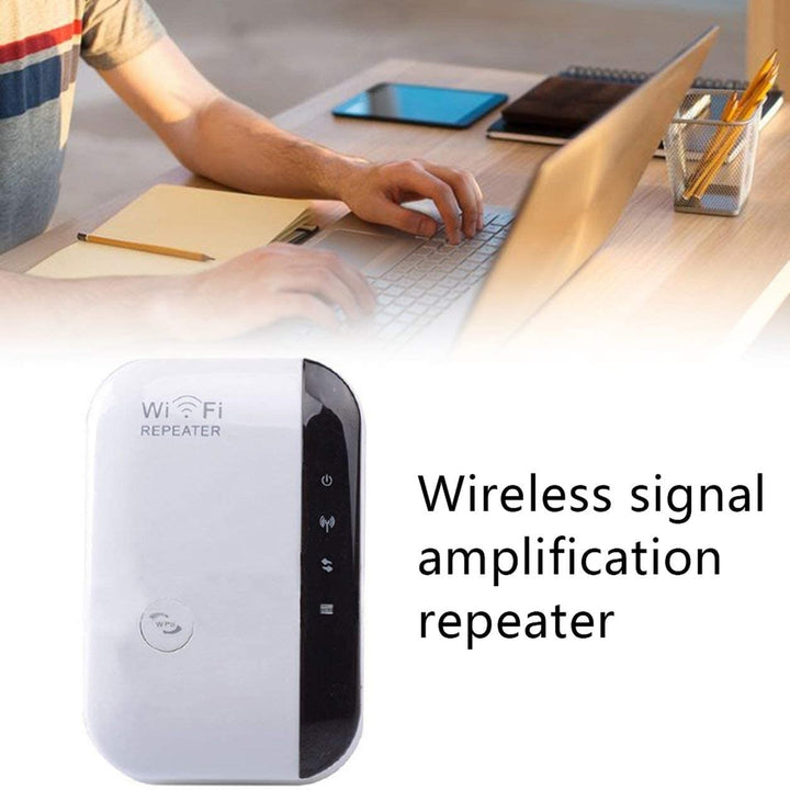 300M WiFi Repeater Network Extender Amplifier Wall Plug Design Wifi Signal Booster for Office Home Image 10