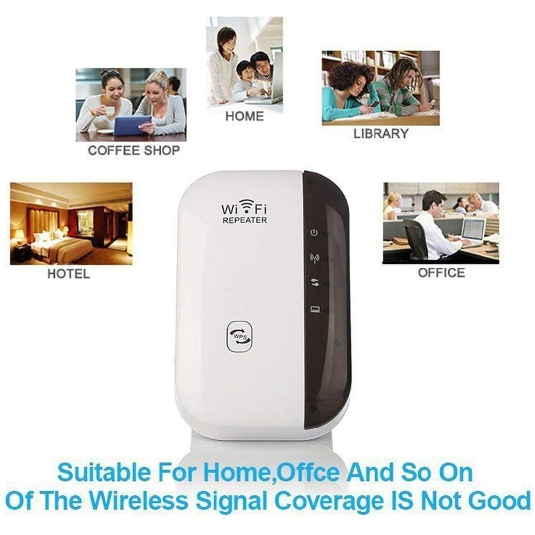 300M WiFi Repeater Network Extender Amplifier Wall Plug Design Wifi Signal Booster for Office Home Image 11