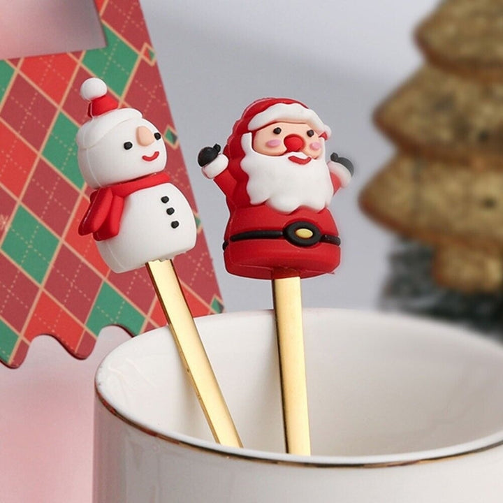Elegant Christmas Cutlery Set Ideal for Hosting Gift Giving and Celebrating Image 6