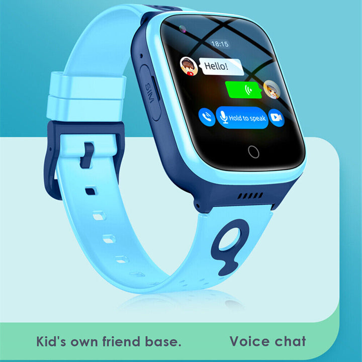 4G Kids Smart Watch Phone 1000mAh Waterproof Wifi Video Call SOS GPS LBS Tracker Image 4