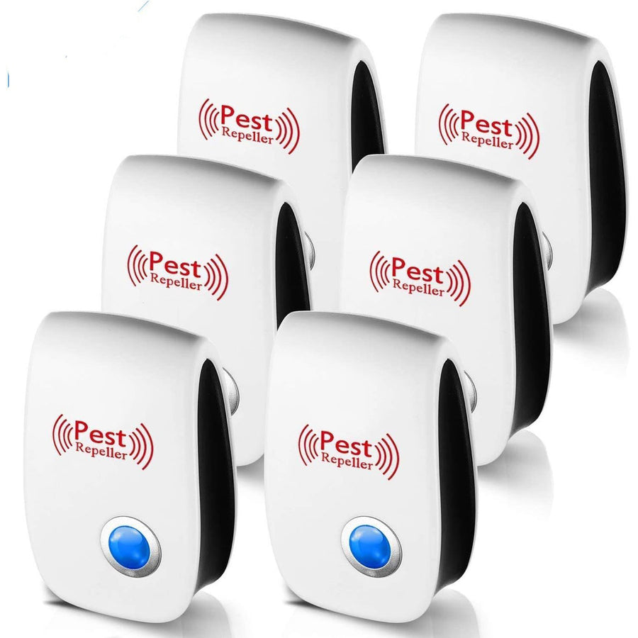 6 Packs Pest Repeller Ultrasonic Electronic Mouse Rat Mosquito Insect Rodent Control Image 1