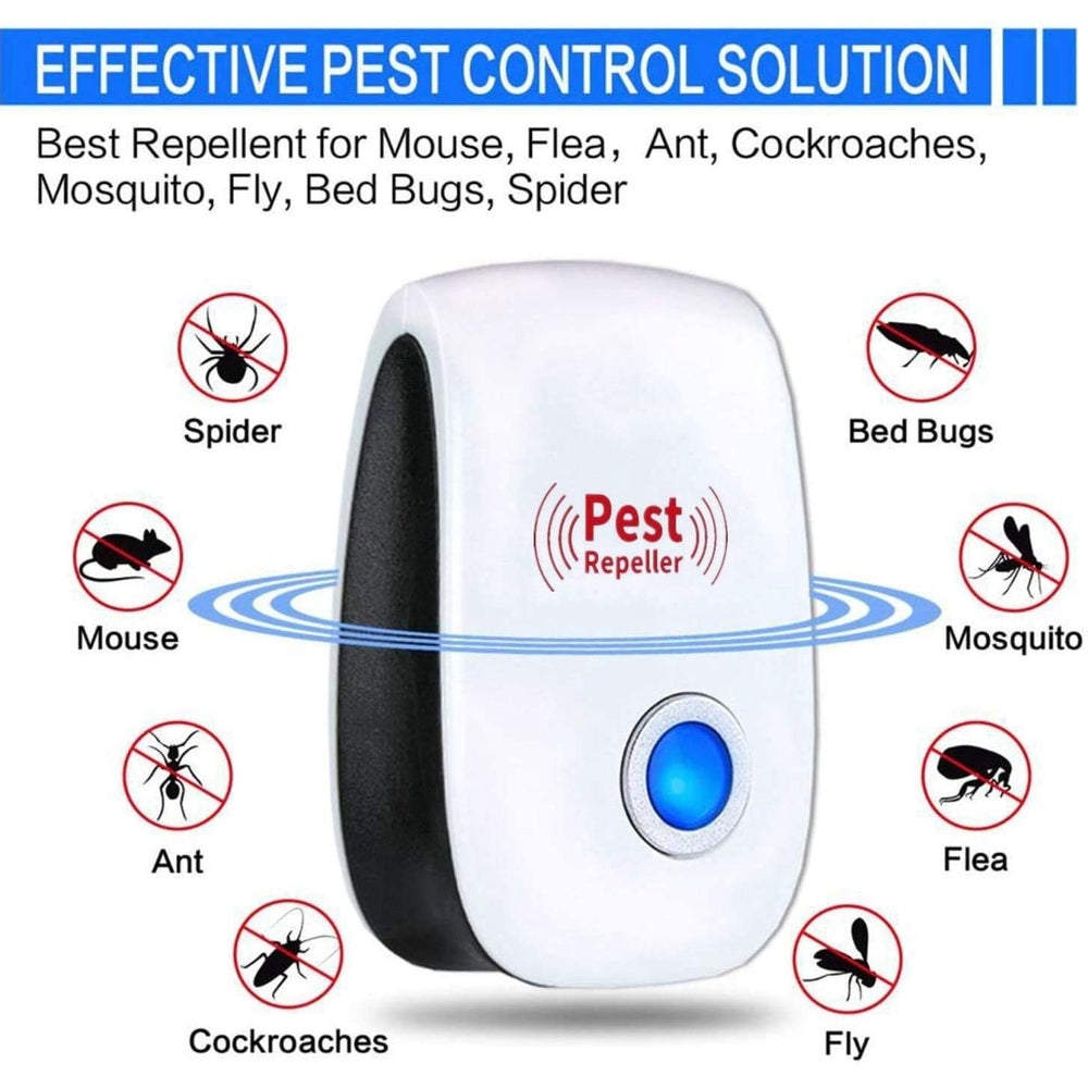 6 Packs Pest Repeller Ultrasonic Electronic Mouse Rat Mosquito Insect Rodent Control Image 2