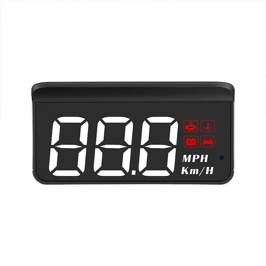 Car HUD Head Up Display OBD2 GPS Overspeed Warning System Projector Windshield Image 1