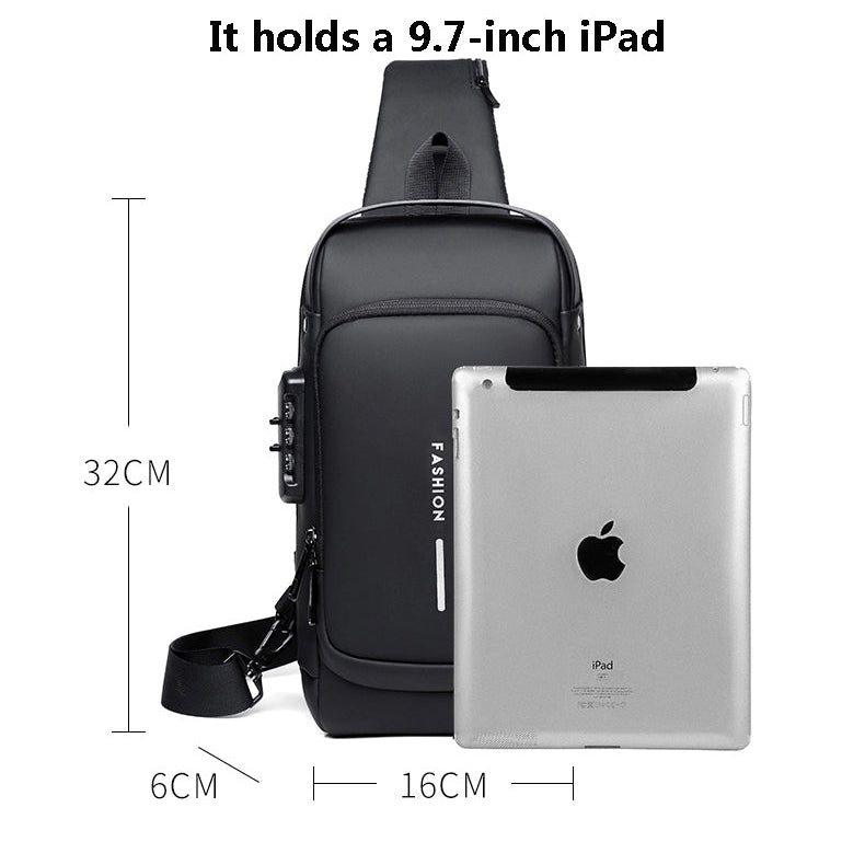 Multifunction Anti-theft USB Shoulder Bag Image 4