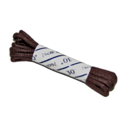 40-inch Replacement Round Dress Shoe Laces Brown (1 pair) - 40-GRANNY BROWN ONE SIZE BROWN Image 1