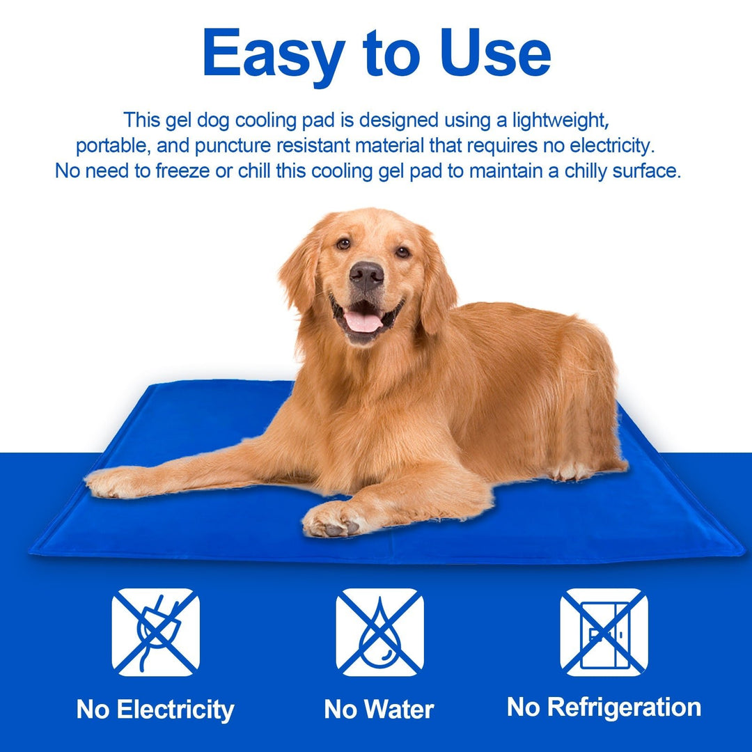 Dog Cooling Mat Pet Cooling Mat for Dogs and Cats Pressure Activated Dog Cooling Pad No Water or Refrigeration Needed Image 3