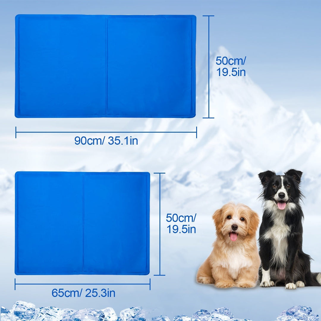 Dog Cooling Mat Pet Cooling Mat for Dogs and Cats Pressure Activated Dog Cooling Pad No Water or Refrigeration Needed Image 4