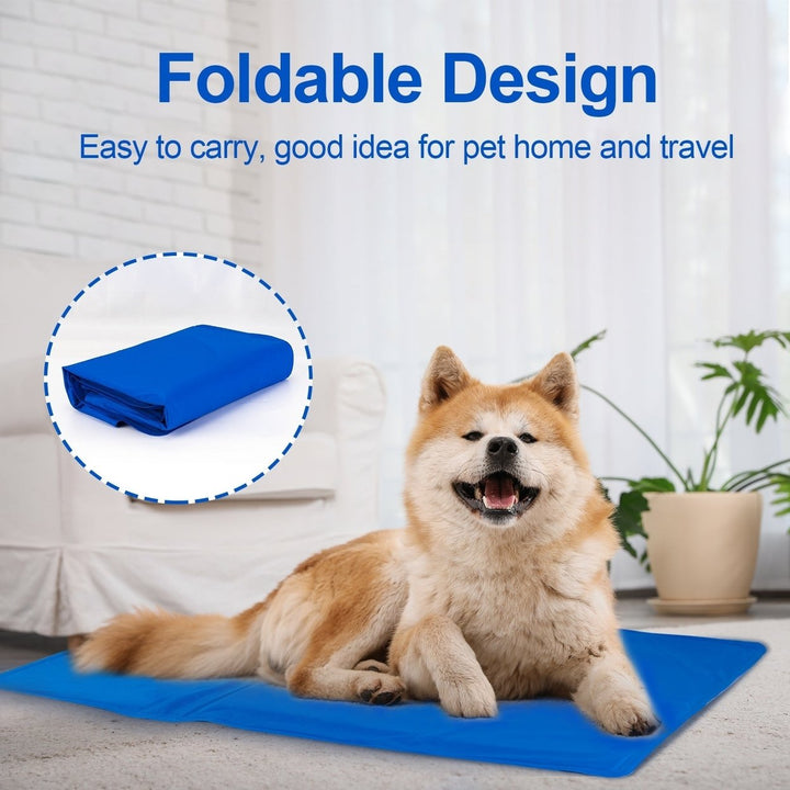Dog Cooling Mat Pet Cooling Mat for Dogs and Cats Pressure Activated Dog Cooling Pad No Water or Refrigeration Needed Image 10