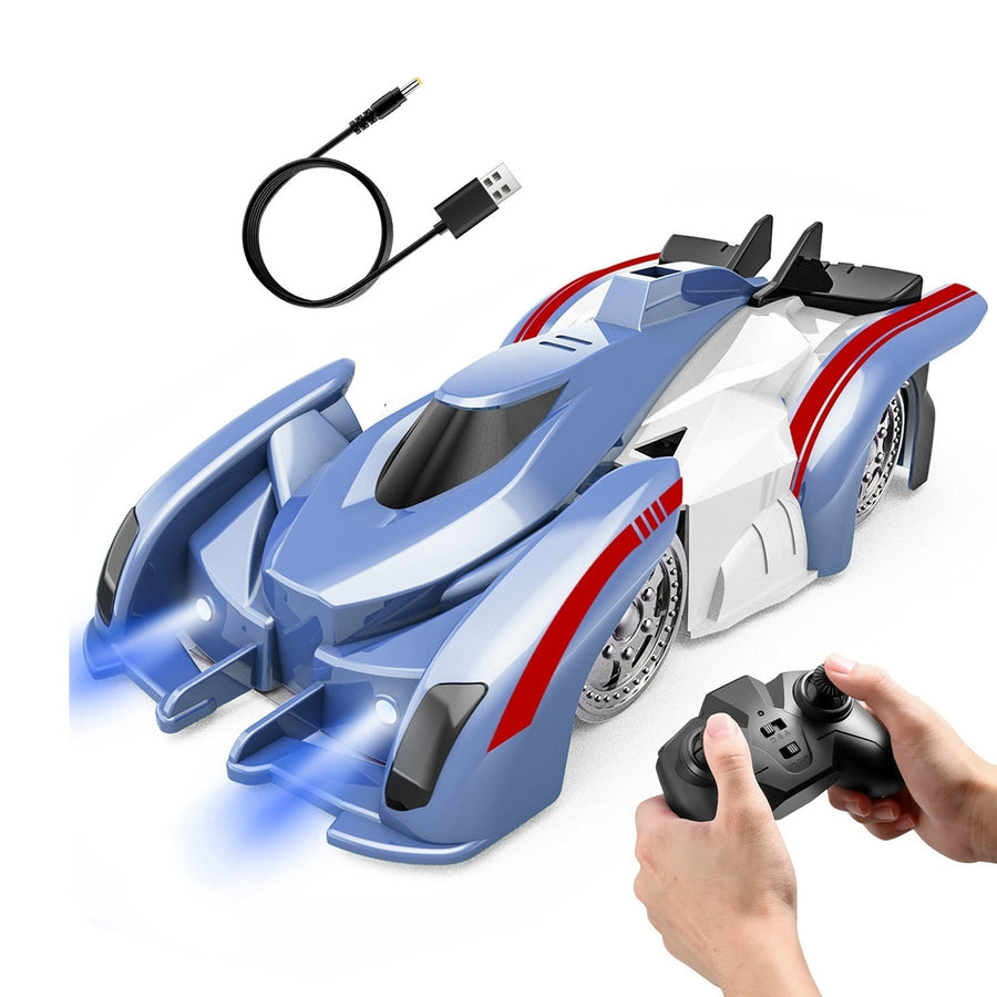 Electric Wall Climbing Car Toy 360 Degree Rotating Shunt Car Remote Control Dual Mode RC Car Rechargeable Toy Car with Image 1