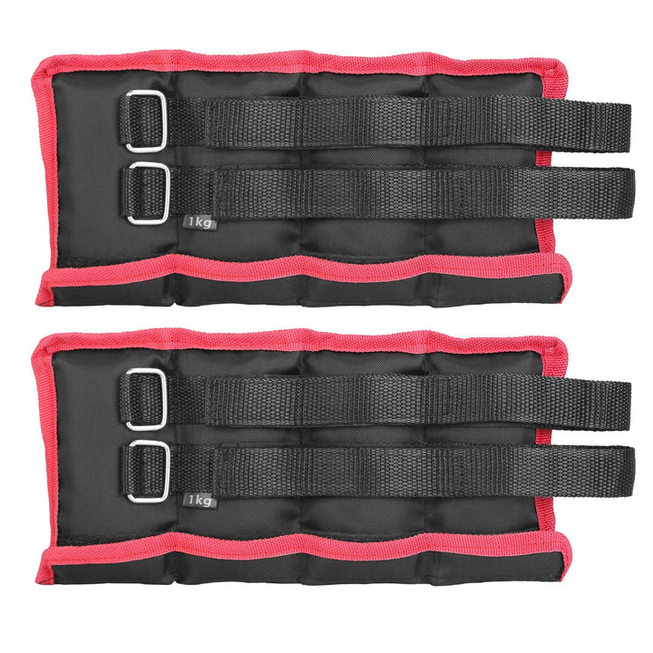 Ankle Weights Set 2.2 4.4LBS Pair Wrist Arm Ankle Weight with Iron Sandbags Fillings Image 4