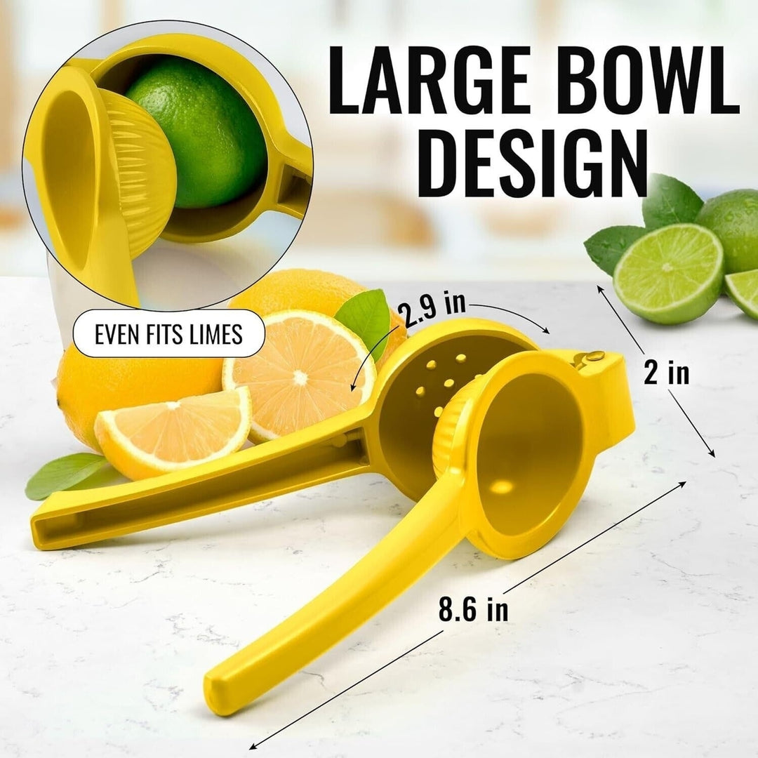 Metal Lemon Squeezer Juicer Lemon Orange Squeezer Citrus Juicer Press Tool Image 11