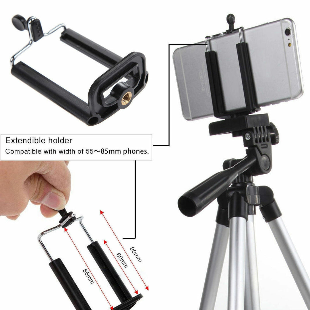 Professional Camera Tripod Stand Holder Mount For Cell Phone Portable Tripod Mobile Phone Live Stream Holder Camera Image 2