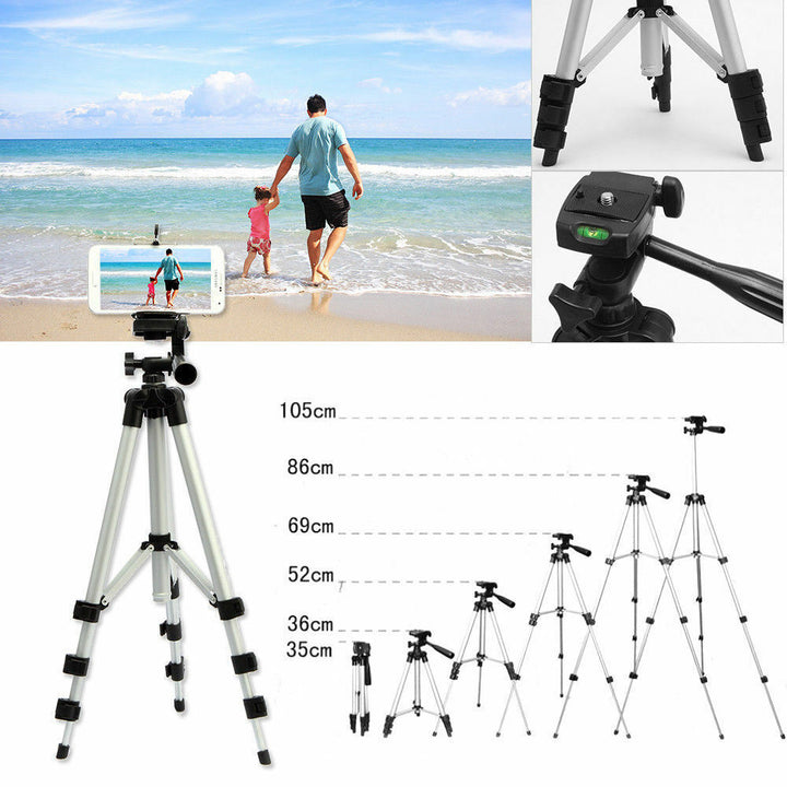Professional Camera Tripod Stand Holder Mount For Cell Phone Portable Tripod Mobile Phone Live Stream Holder Camera Image 7
