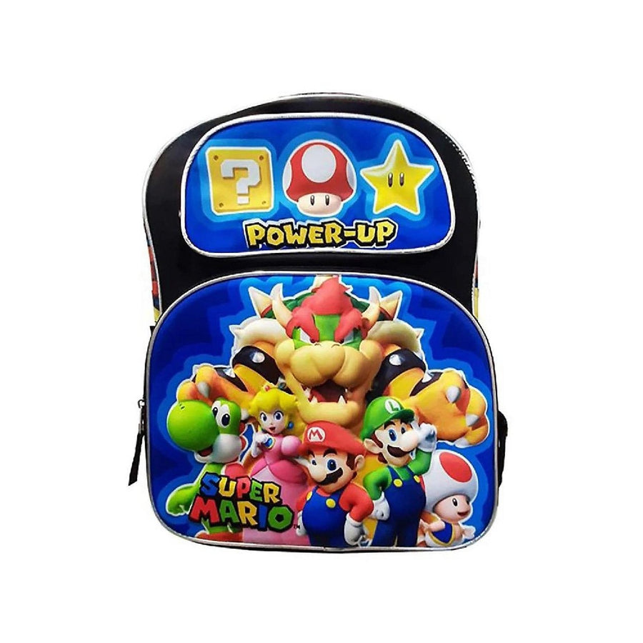 Super Mario 16 Inch 3D Molded Kids Backpack Image 1