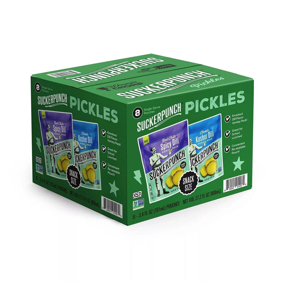Sucker Punch Pickle Snack Pack3.4 Ounce (Pack of 8) Image 1