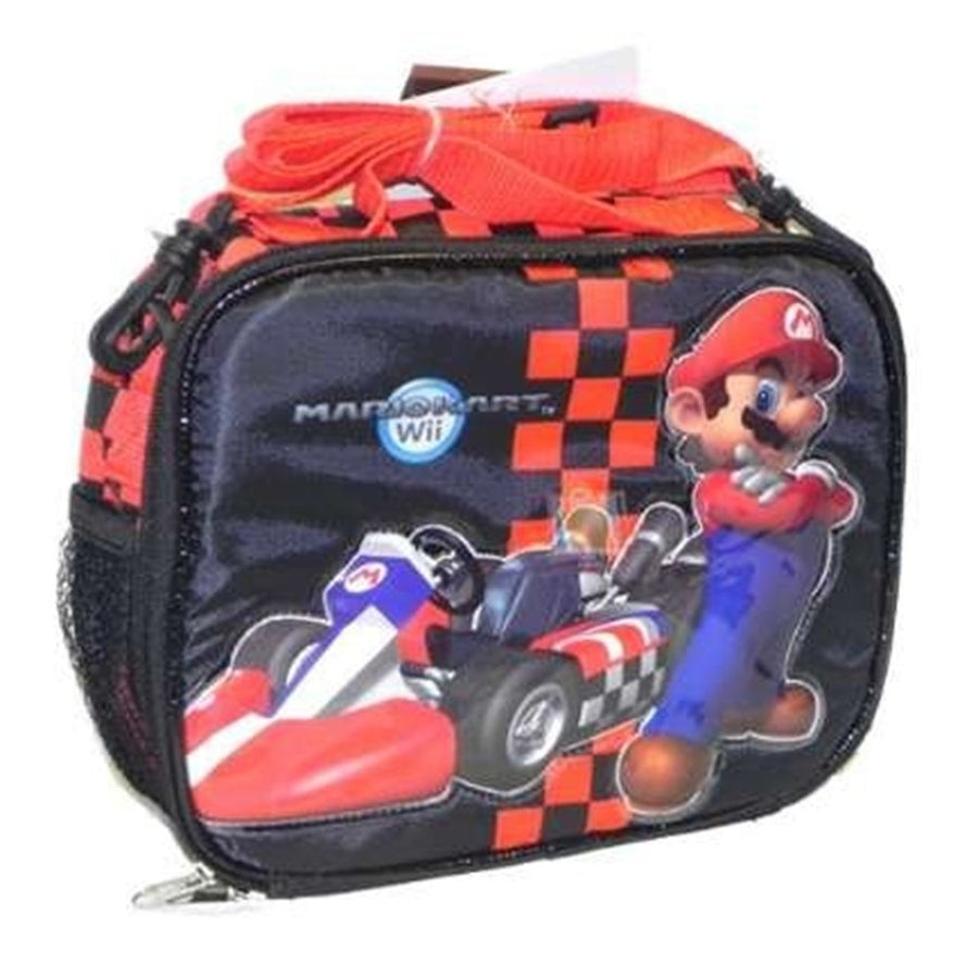 WII Mario Kart Racing Lunch Bag Image 1
