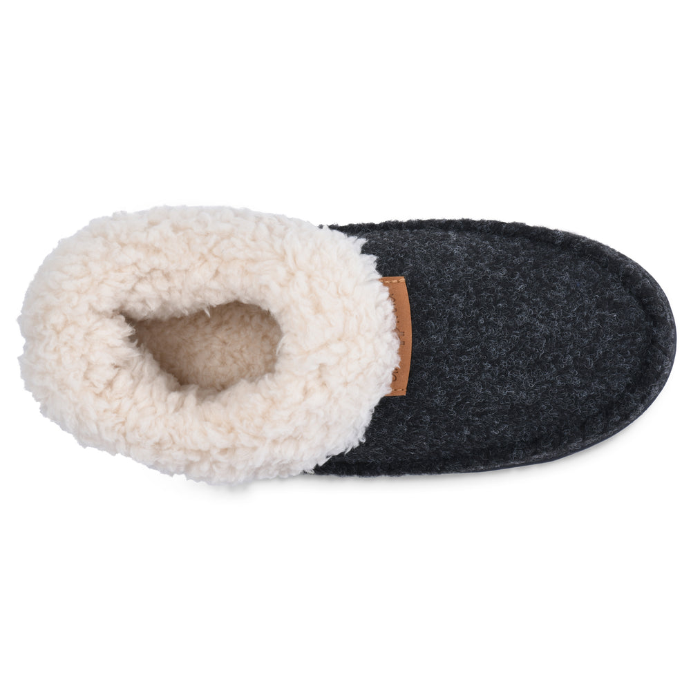 Gaahuu womens faux woolfaux shearling memory foam fullfoot mocassin slipper Image 2