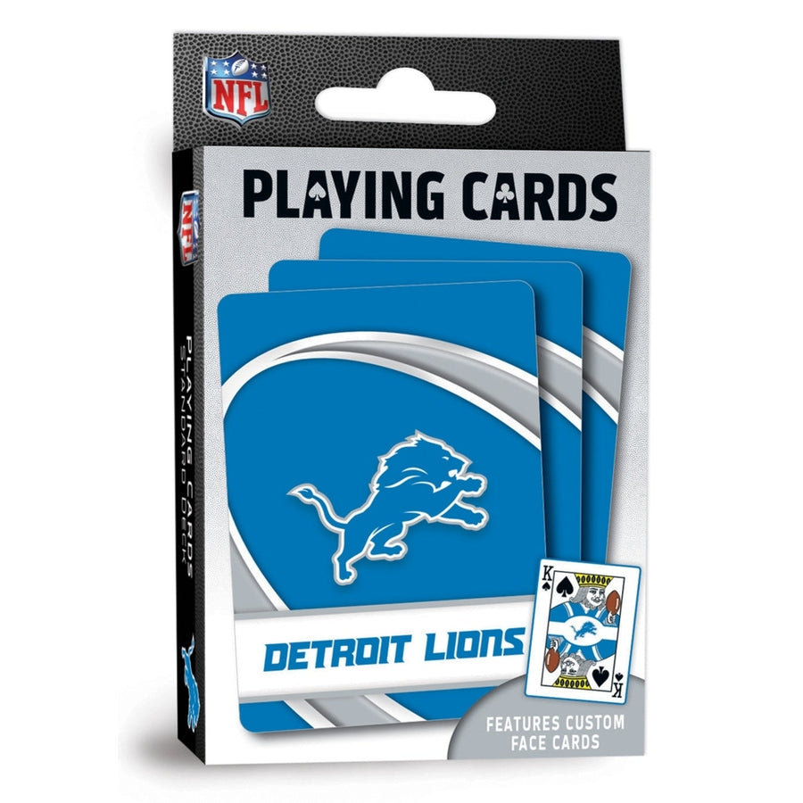 Detroit Lions Playing Cards - 54 Card Deck Image 1