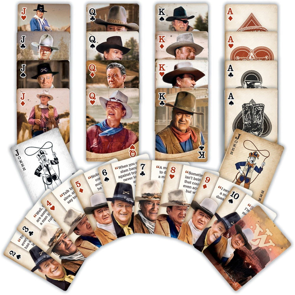 John Wayne Playing Cards - 54 Card Deck Image 2
