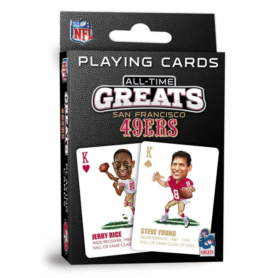 San Francisco 49ers All-Time Greats Playing Cards - 54 Card Deck Image 1