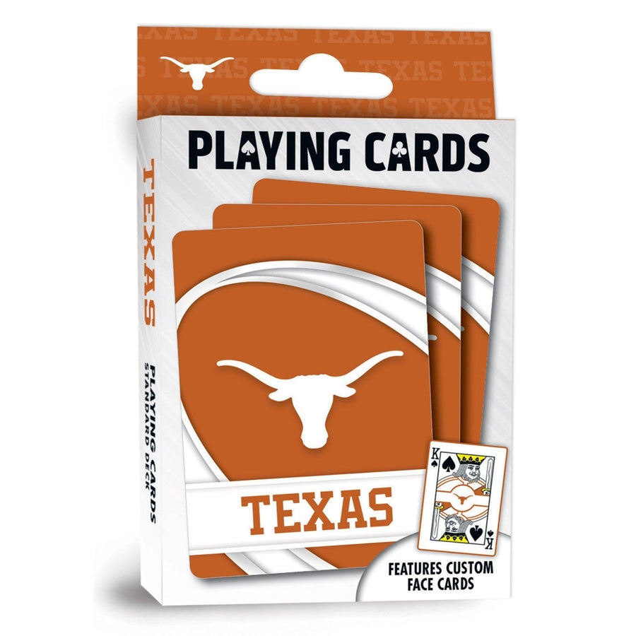 Texas Longhorns Playing Cards - 54 Card Deck Image 1