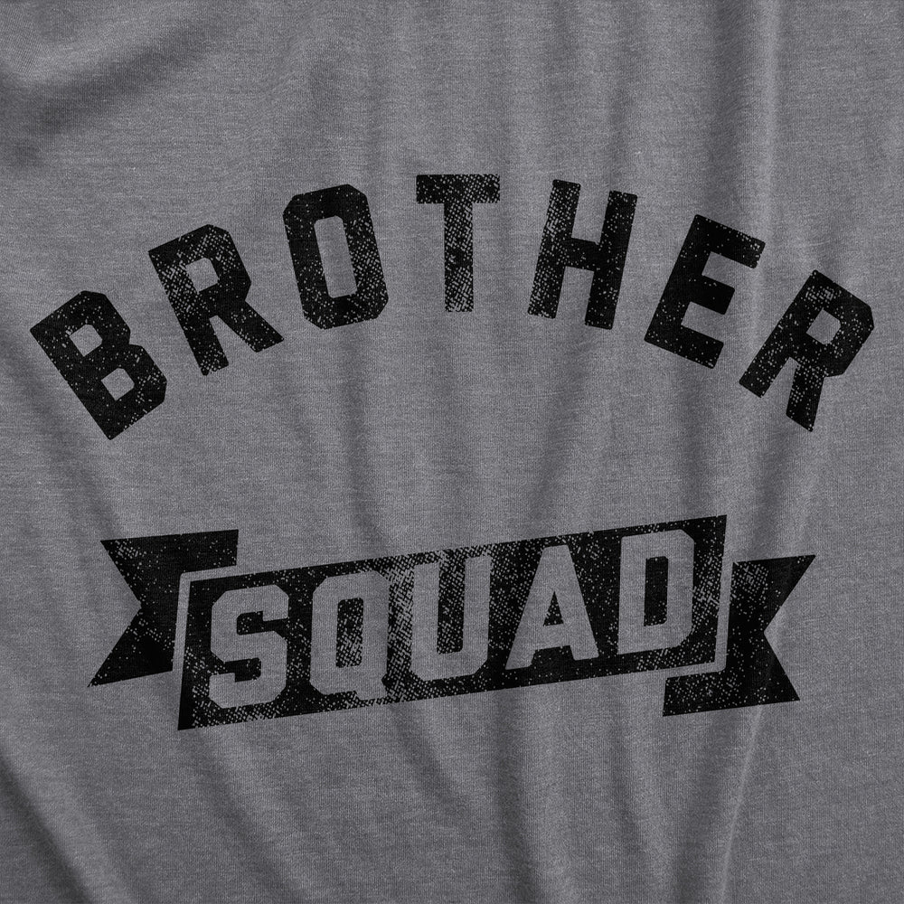 Youth Brother Squad T Shirt Funny Awesome Bro Sibling Joke Tee For Kids Image 2