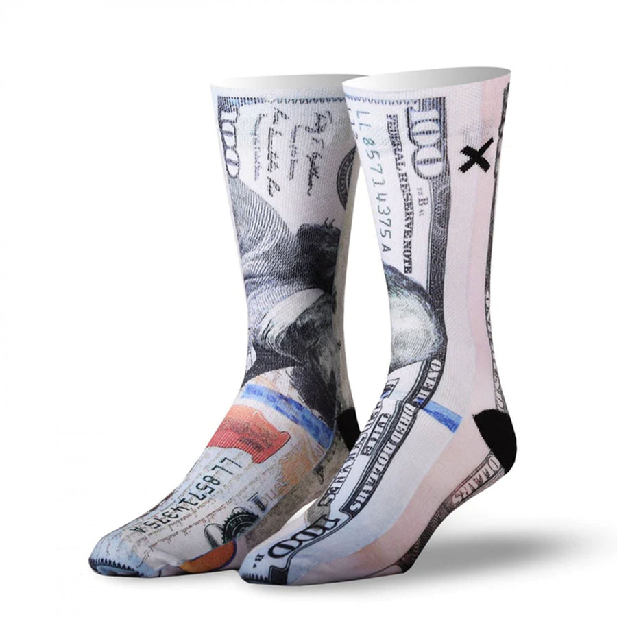 Money Ben Franklins Crew Socks Image 1