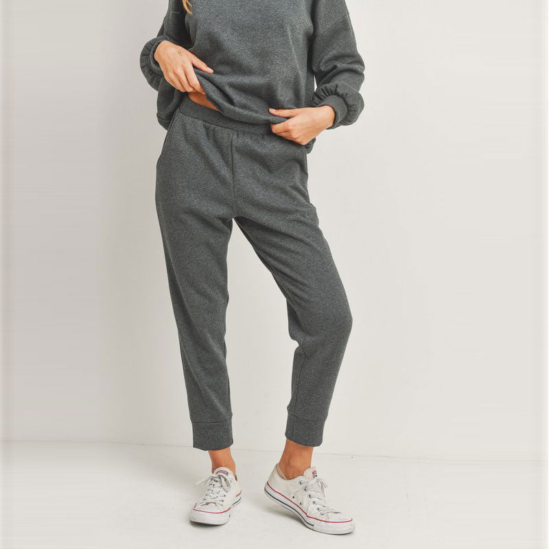 Cropped French Terry Pocket Joggers Image 1
