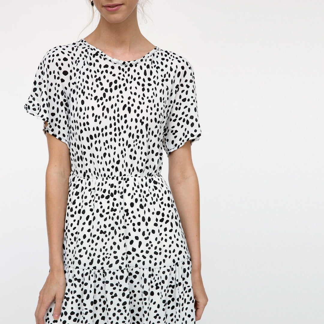 Abstract Dots Midi Dress Image 1