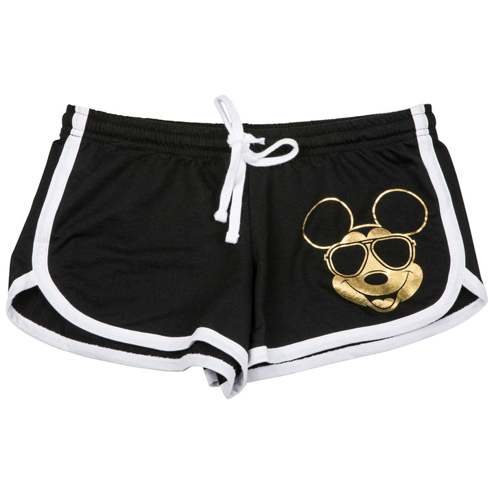 Mickey Mouse Golden Shades Juniors Shorts Image 3