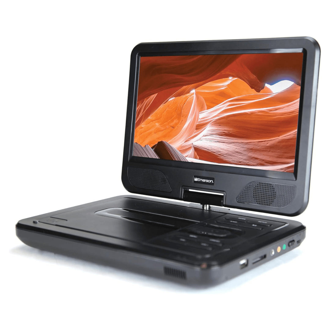 Emerson 10" DVD Player with Built-In SpeakerSwivel Screen and Multi-Media Input Image 3