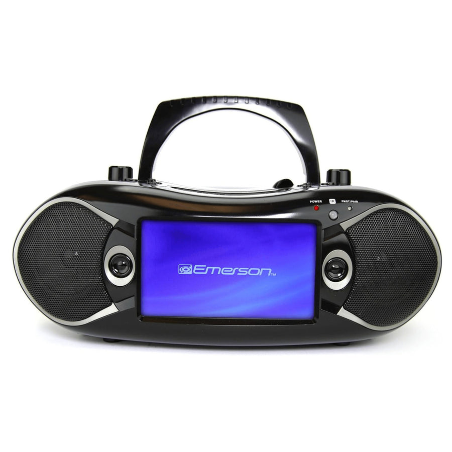 Emerson 7" Bluetooth DVD Boombox with AMFM Radio and Digital TV Image 1