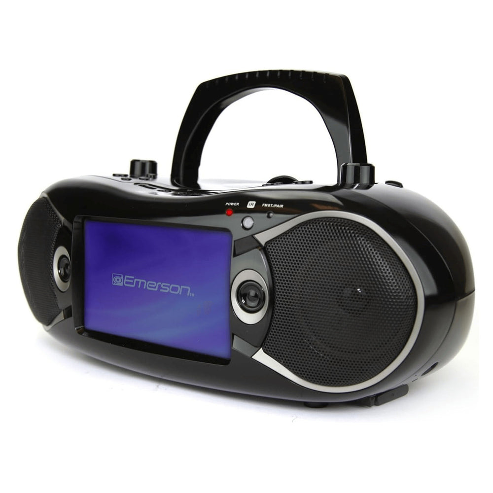 Emerson 7" Bluetooth DVD Boombox with AMFM Radio and Digital TV Image 2