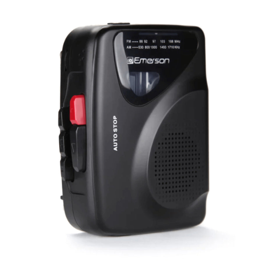 Emerson Portable Cassette Player and Recorder w AMFM Radio and Built-In Speaker Image 1