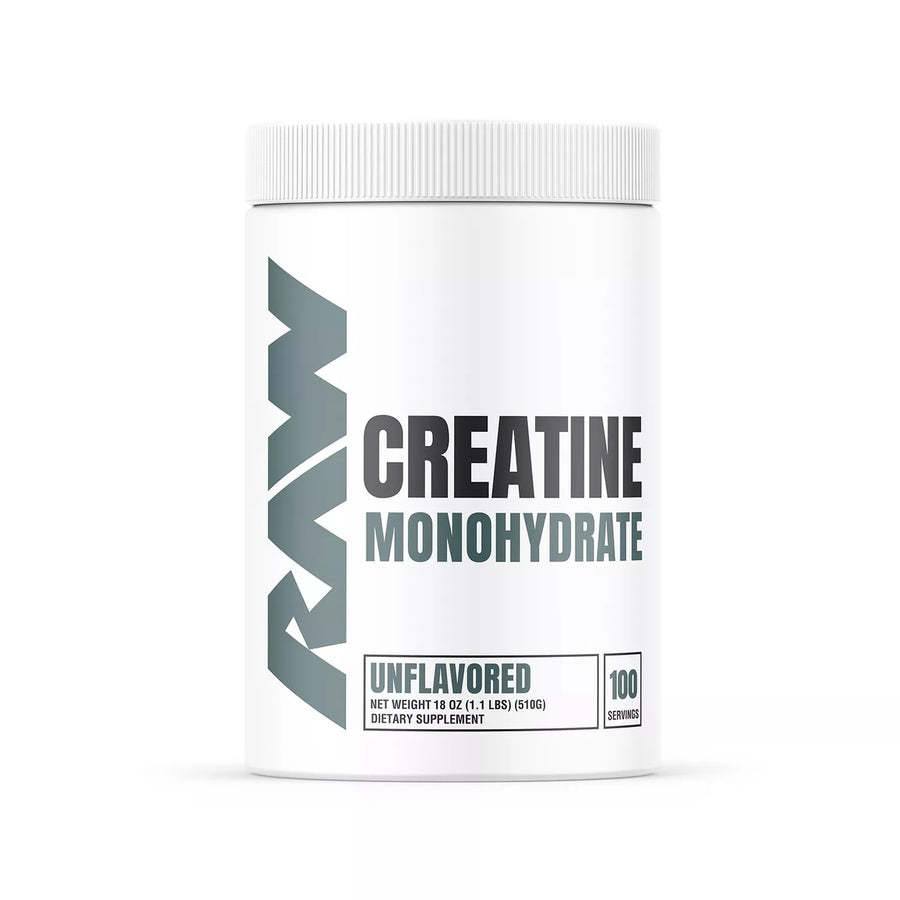 RAW Nutrition Creatine Monohydrate PowderUnflavored510g (100 Servings) Image 1