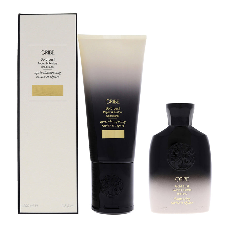 Oribe Gold Lust Repair and Restore Shampoo and Conditioner Kit 2.5oz Shampoo6.8oz Conditioner 2 Pc Kit Image 1