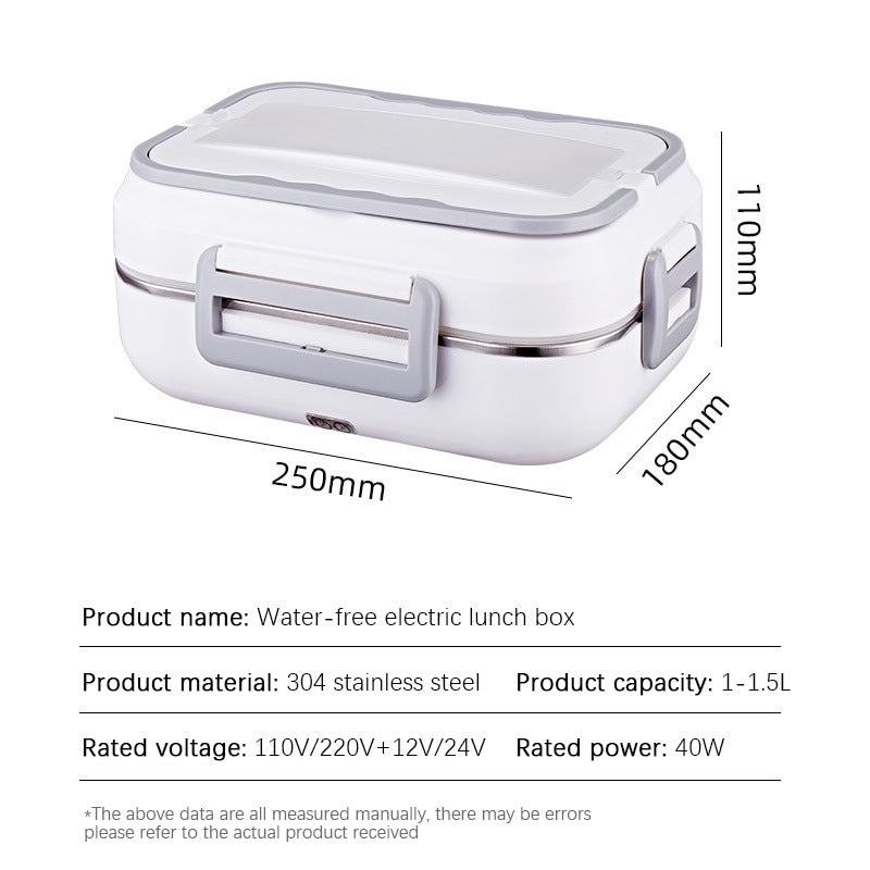 Electric Heater Lunch Box with Cookware Set Image 6
