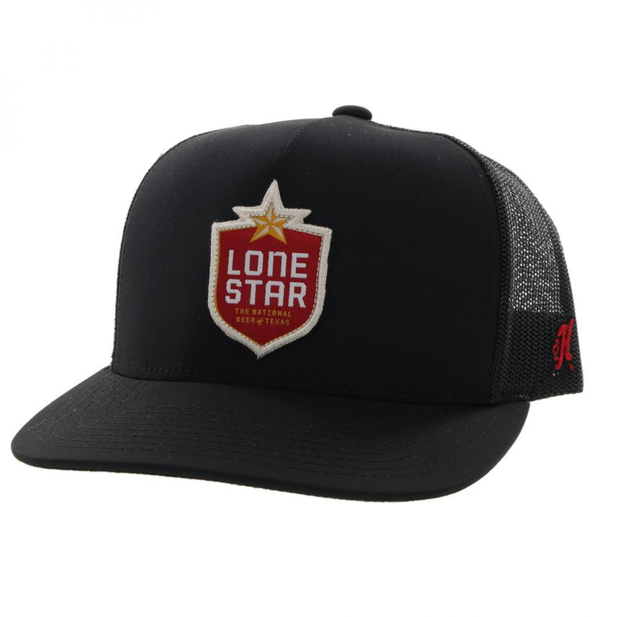 Lone Star Beer Hooey Black Colorway Snapback Trucker Hat Image 1