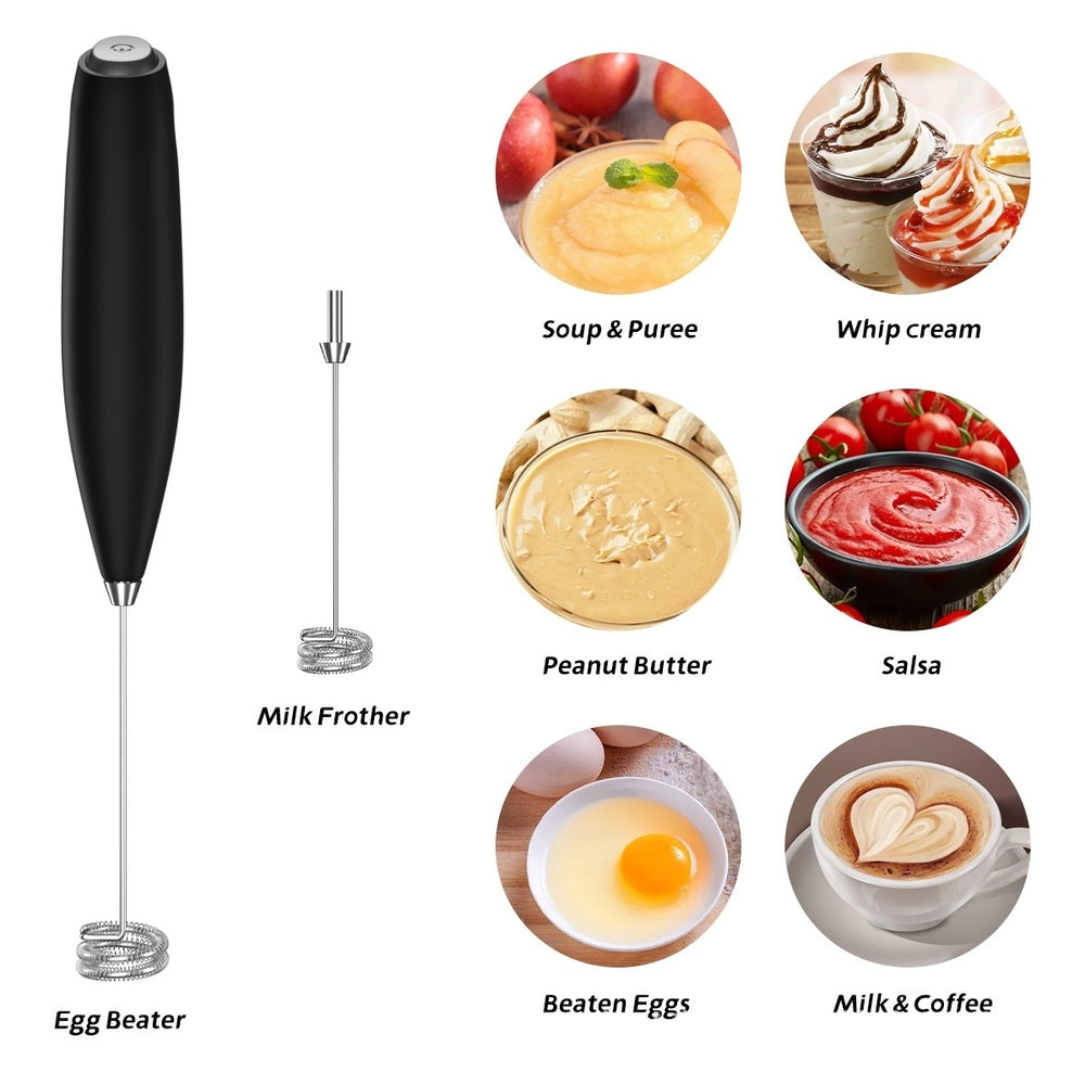 Electric mini milk frother Image 2